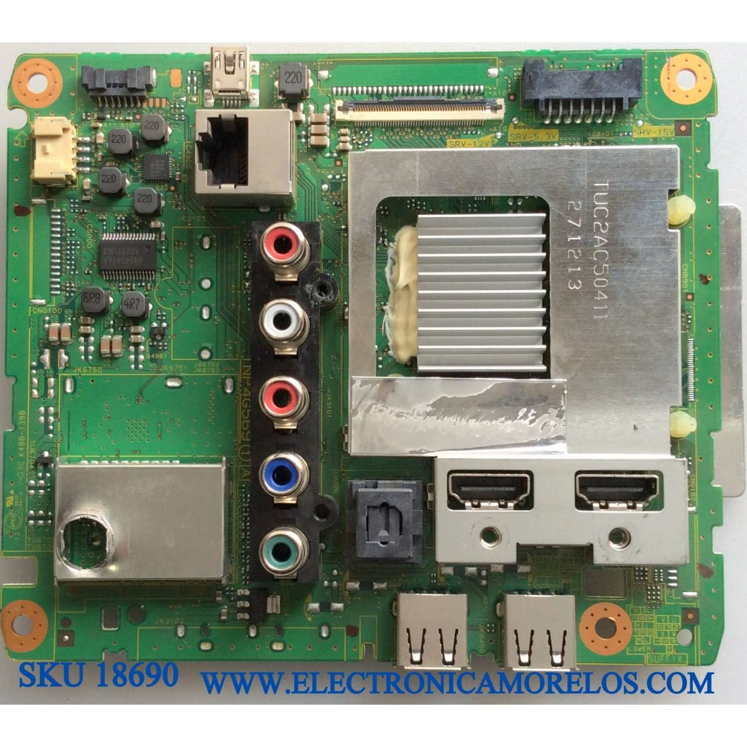 MAIN PANASONIC / TNP4G569UA / TNP4G569 / TNP4G569 1 A /  ( "CONECTOR BALUM DAÑADO" ) / MODELO TC-50AS530U	